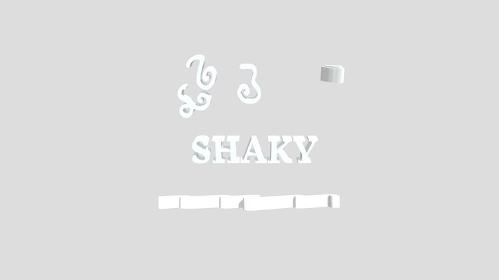 shaky~ 3D Model