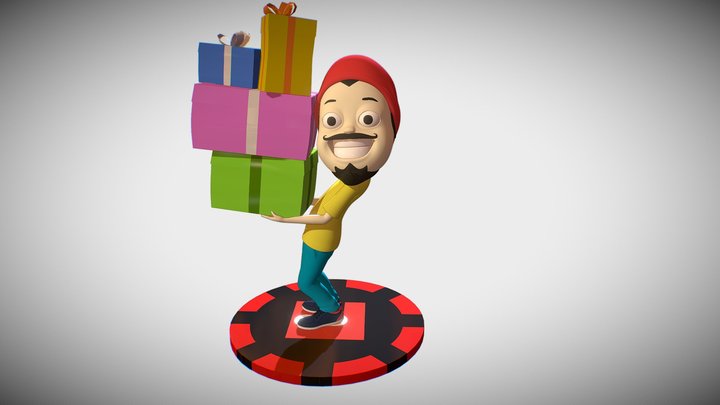 Jackace Pose 3D Model