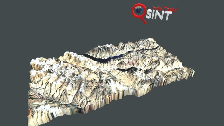 North Indian Borders 3D Model