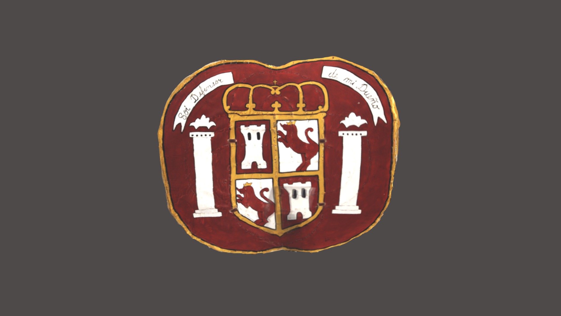 Vintage Animal Hide Shield