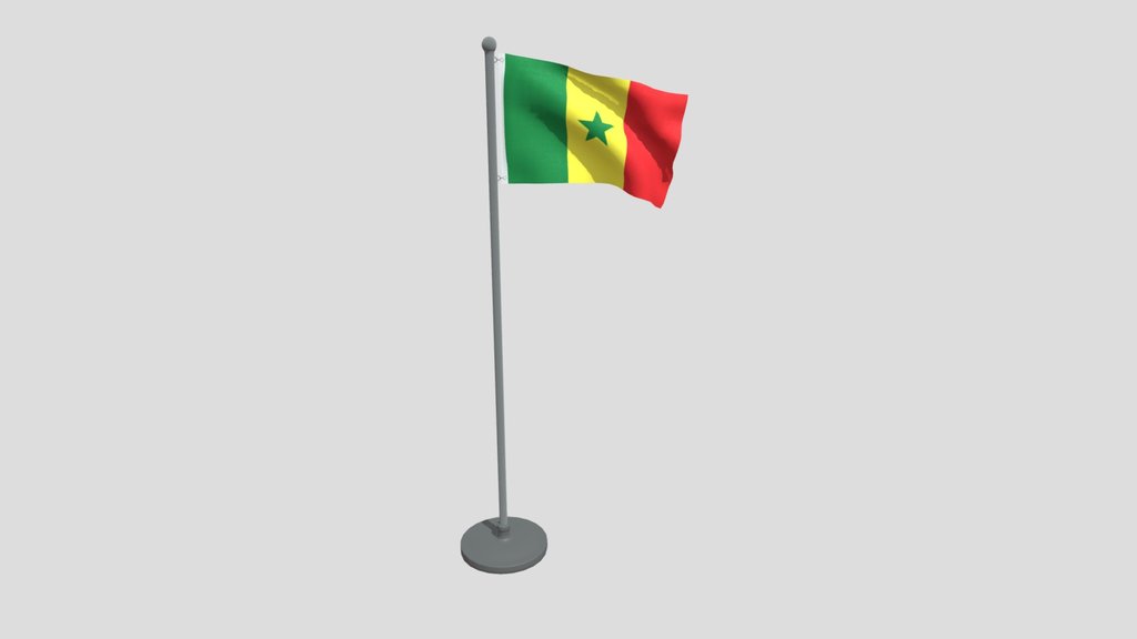 Animated Flag Of Senegal
