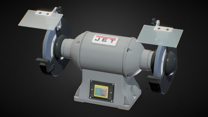 Industrial Grinding Machine – Free 3D Model STL