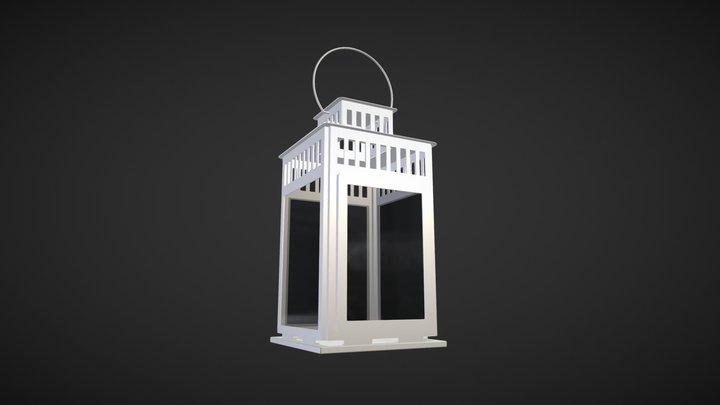 Lantern for block candle 3D Model