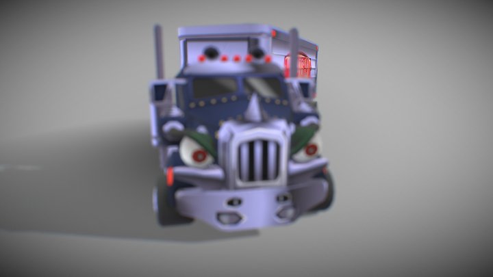 Wild Trax - Tractor Trailer 3D Model