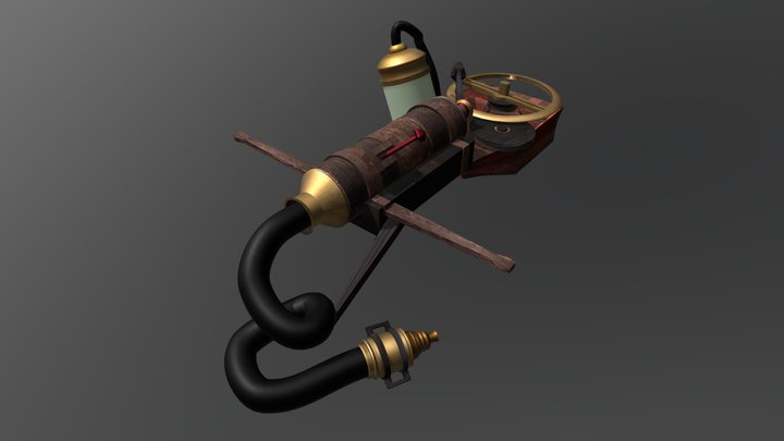 Medieval Machines - Flamethrower(draft) 3D Model