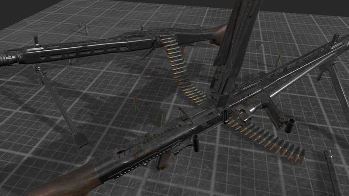 MG 42 3D Model