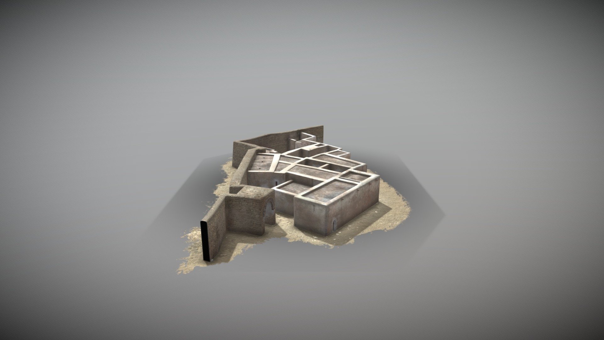 Pomieszczenia gospodarcze II/ Outbuildings II — Sketchfab embed 3D viewer