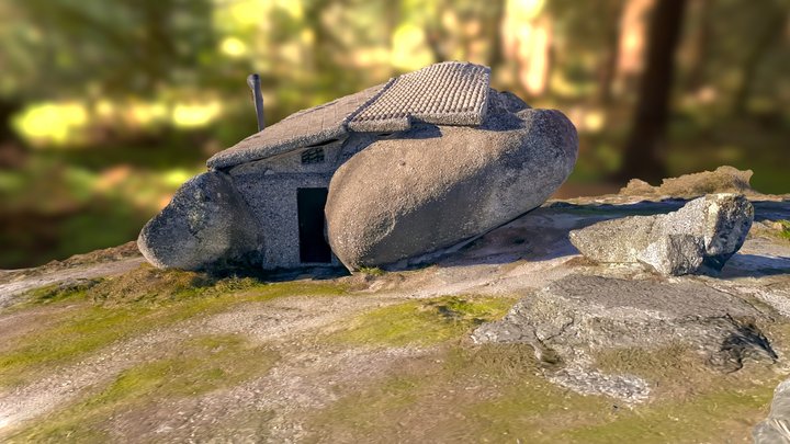 Casa do Penedo - Stone House -RAWscan – Kostenloses 3D-Modell STL