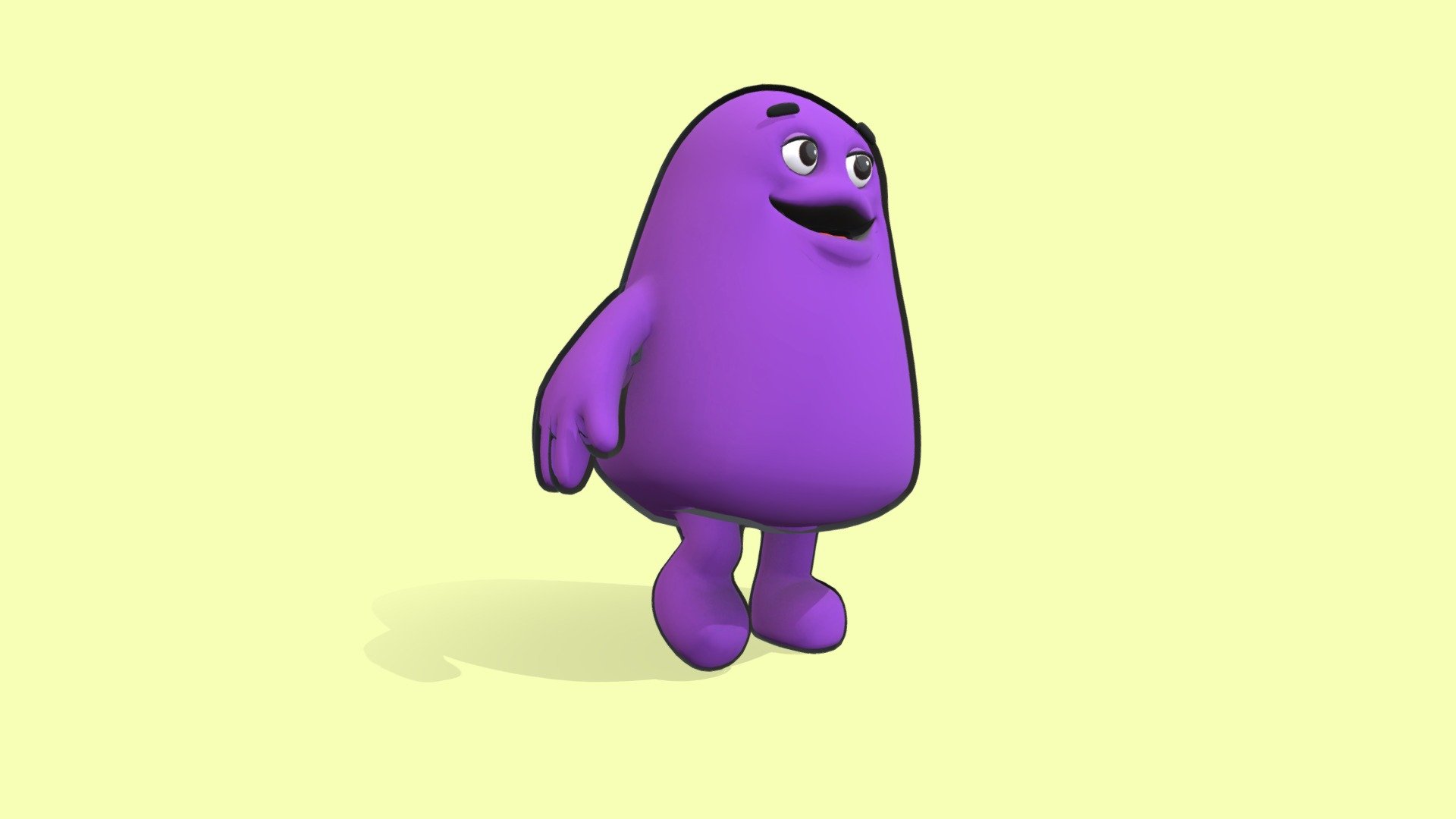 Grimace Animated - Download Free 3D Model By Wulala0515 [f07fafa ...