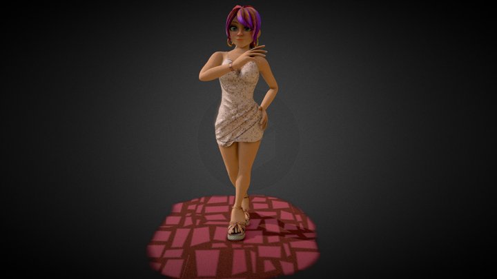 Naina UDAA character 3D Model