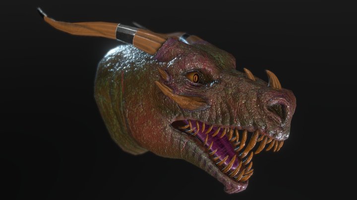 Dragon Head Study 3D Model