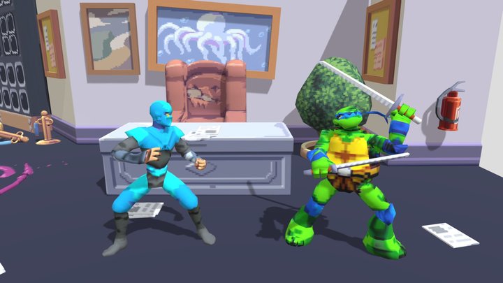 TMNT Shredder's Revenge 3D Model