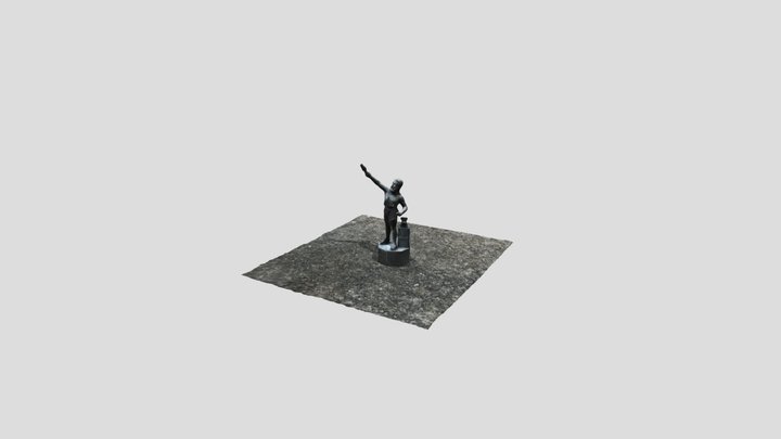 Vulcan Statue Model 3D Scan 3D Model