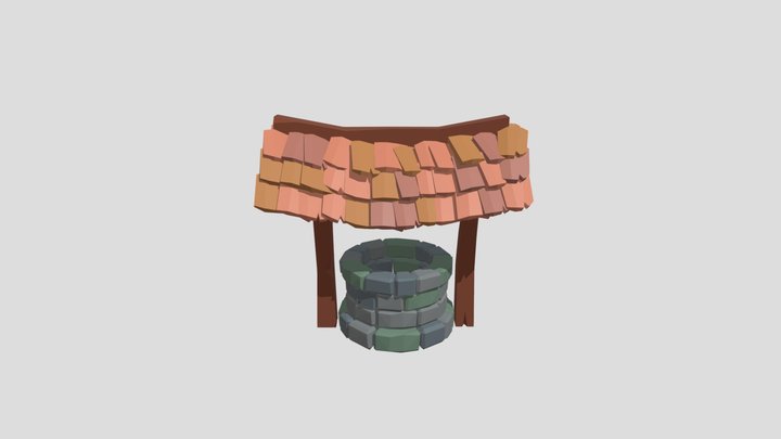 LOW POLLY WELL2 3D Model