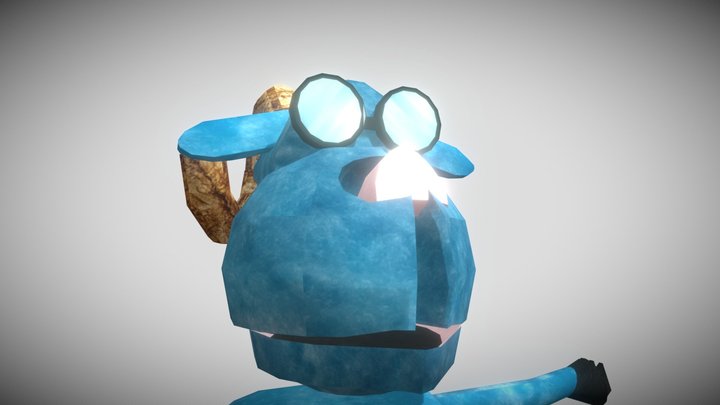 козел яша 5 ночей с бобром 3D Model