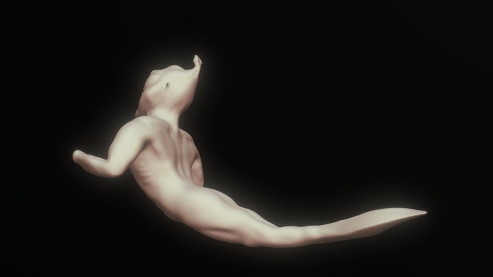 (WIP) Mermaid man? 3D Model