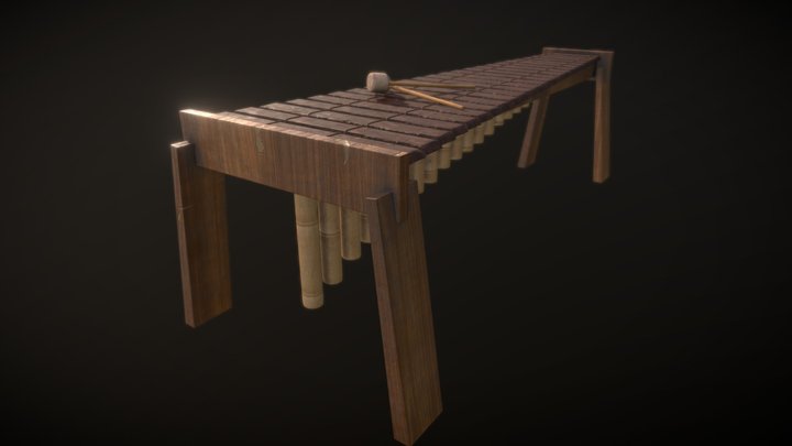 Marimba 3D Model