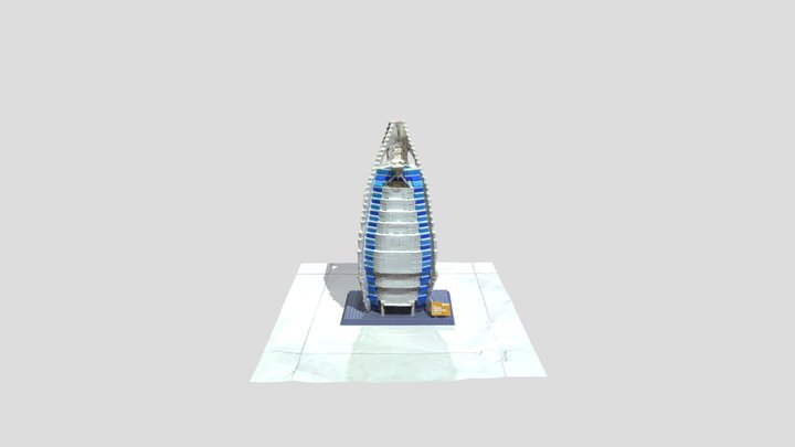 Torre- Burj- Al- Arab 3D Model