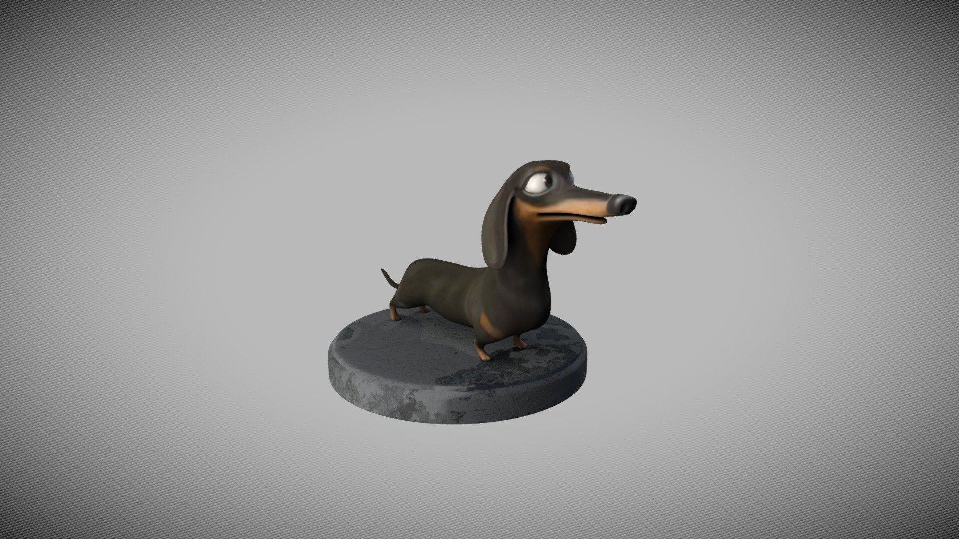 Dachshund in Blender