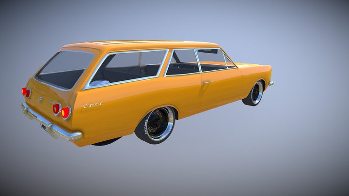 CHEVROLET CARAVAN 75 BRASILEIRA 3D Model