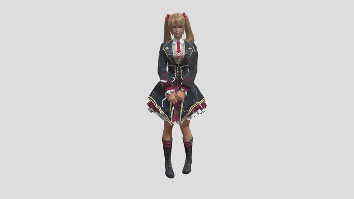 Caroline Free Fire 3D Model