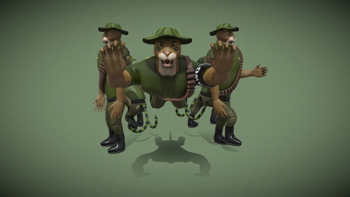 Poses y 360 3D Model