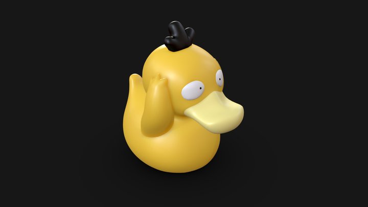 Psyduck pokémon 3d model - Finished Projects - Blender Artists Community