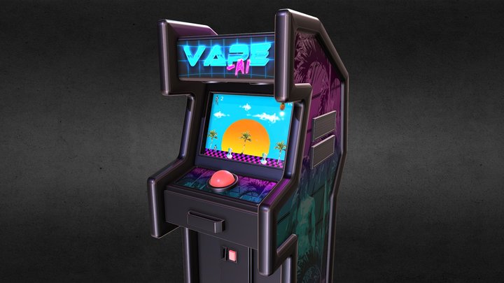 Arcade Machine 3D Model