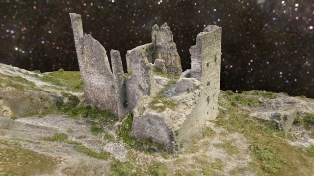 Kelcyre Castle Albania 3D Model