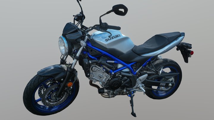 2020 Suzuki SV650 Motorcycle 3D Model