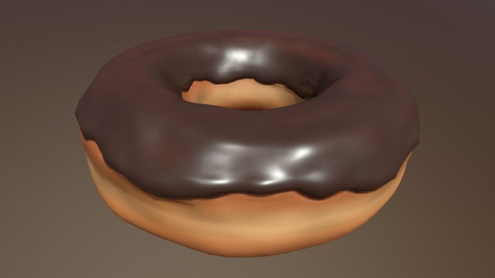 Donut 3D Model