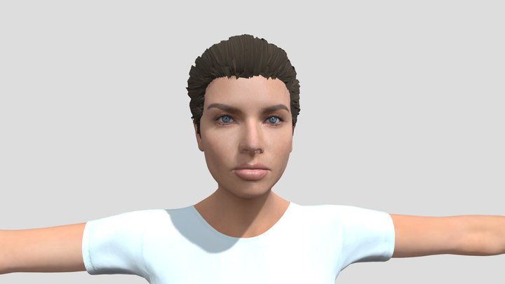 Adriana Lima 3D Model