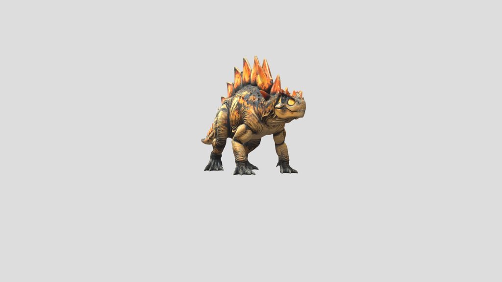 Stegosaurus+3d+model
