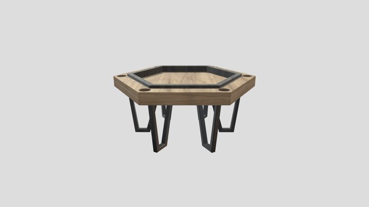 Hexagonal Table 3D Model