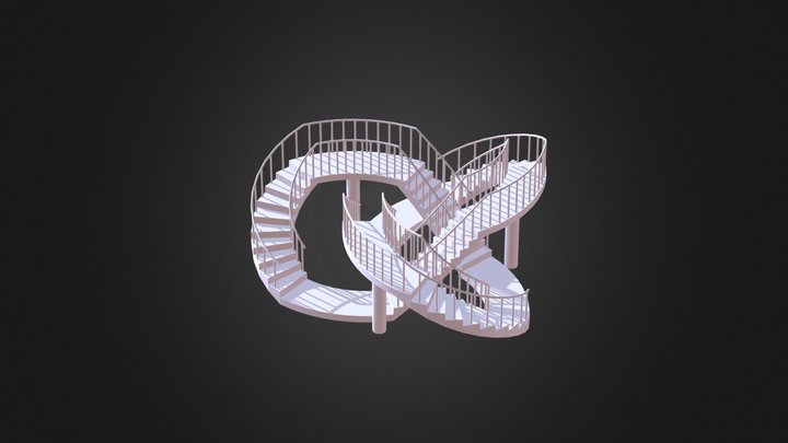 Walkable Simple Trefoil 3D Model