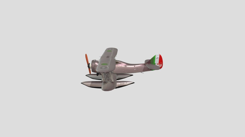 REGIA MARINA Biplane Breda Ba 25 idro