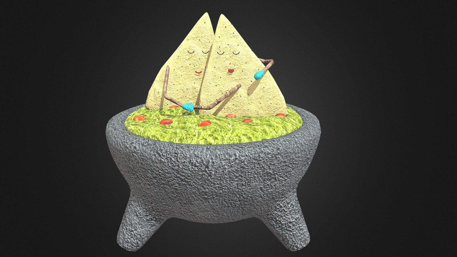 A Guacamole RelationChip 3D model by mgarzof (pigeonw) [f08ce32