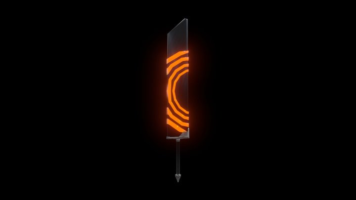 Sci-Fi Great Sword – Kostenloses 3D-Modell STL