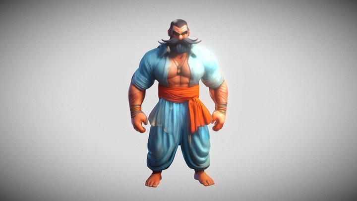 Chambal Ka Daku 02 3D Model