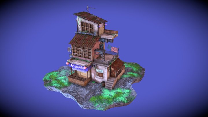 Lifted Spirits Tea House 3D Model