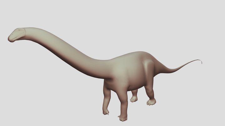 Apatosaurus louisae 3D Model