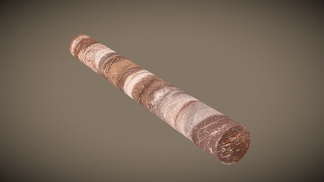 Diamond Drill Core 3D Model