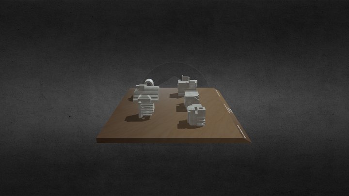 modelado de figuras 3D Model
