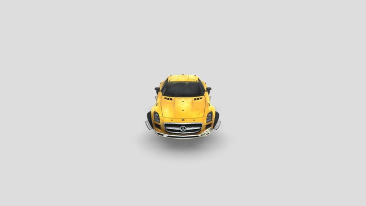 FREE_Merc_Hovercar 3D Model