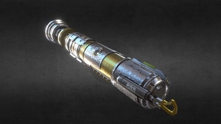 Imperial Lightsaber 3D Model
