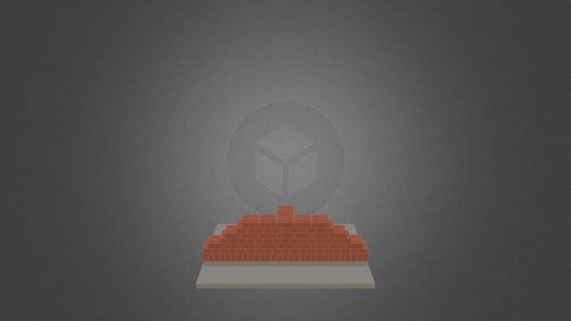 English Bond, T-Joint 3D Model