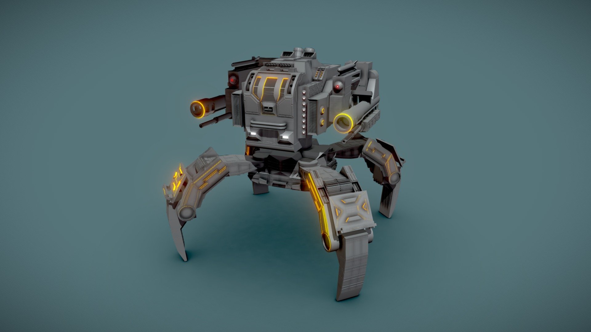 Combat Mech - Download Free 3D model by Preview_Tempest [f094955 ...