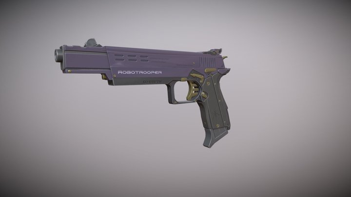 Robotrooper Pistol 3D Model
