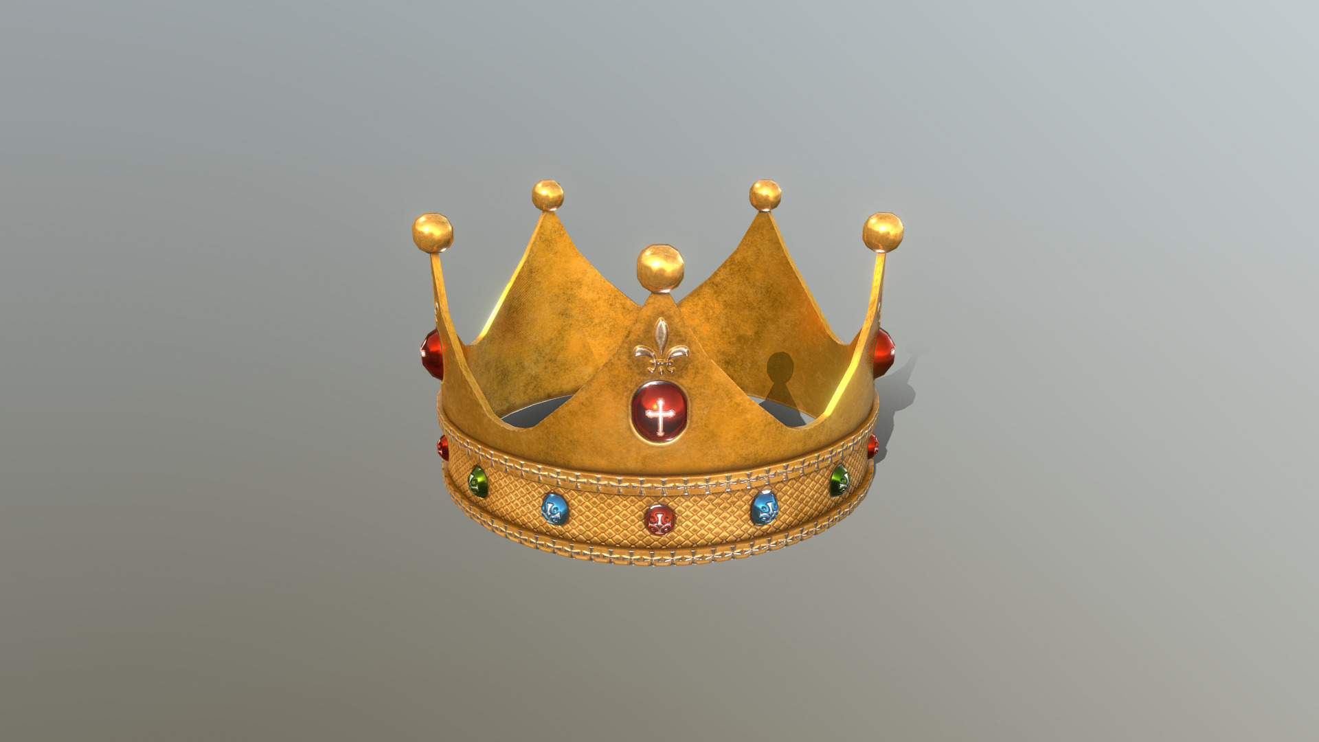 3D model HIE Crown D180329 - This is a 3D model of the HIE Crown D180329. The 3D model is about a crown with a crown.