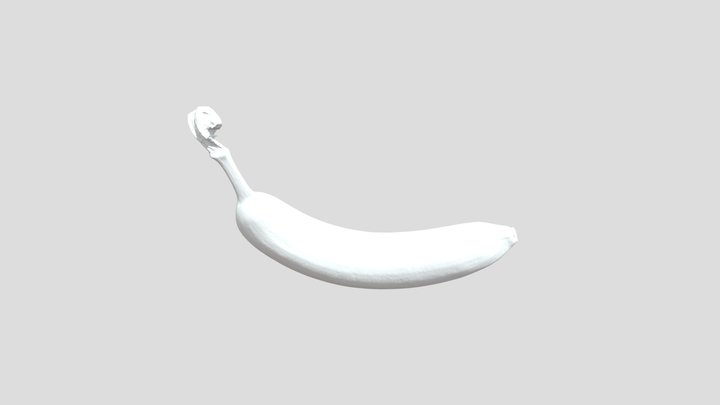 plain banana 3D Model